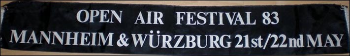 Scarf - Open Air Festival 83 (Front)